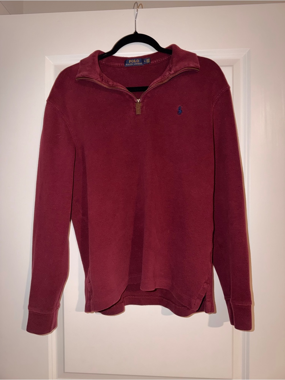 Polo by Ralph Lauren Men's Zip-Neck Sweater - Wine